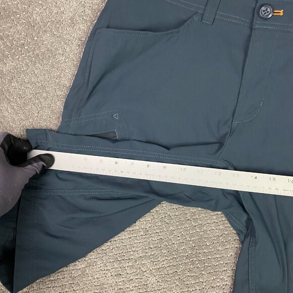 Eddie Bauer First Ascent Shorts Men's 34 Slate Blue Guide Pro Cargo Hiking - Picture 15 of 15